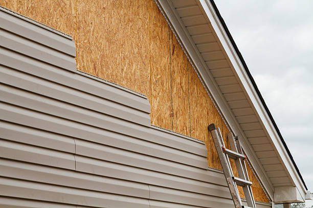 Professional Storm Damage Siding Repair technician working in Fife, WA
